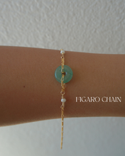 Load image into Gallery viewer, Donut Jade Bracelet + PEARLS
